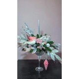 Келих - підсвічник "Рожеве сяйво"